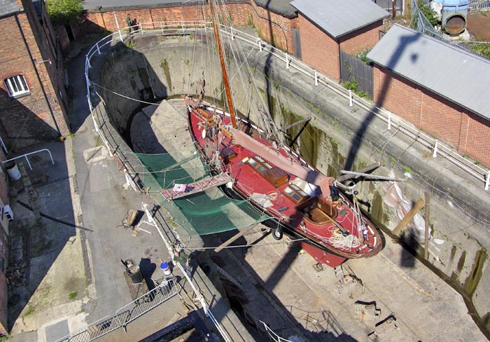 Olga in small Dry Dock